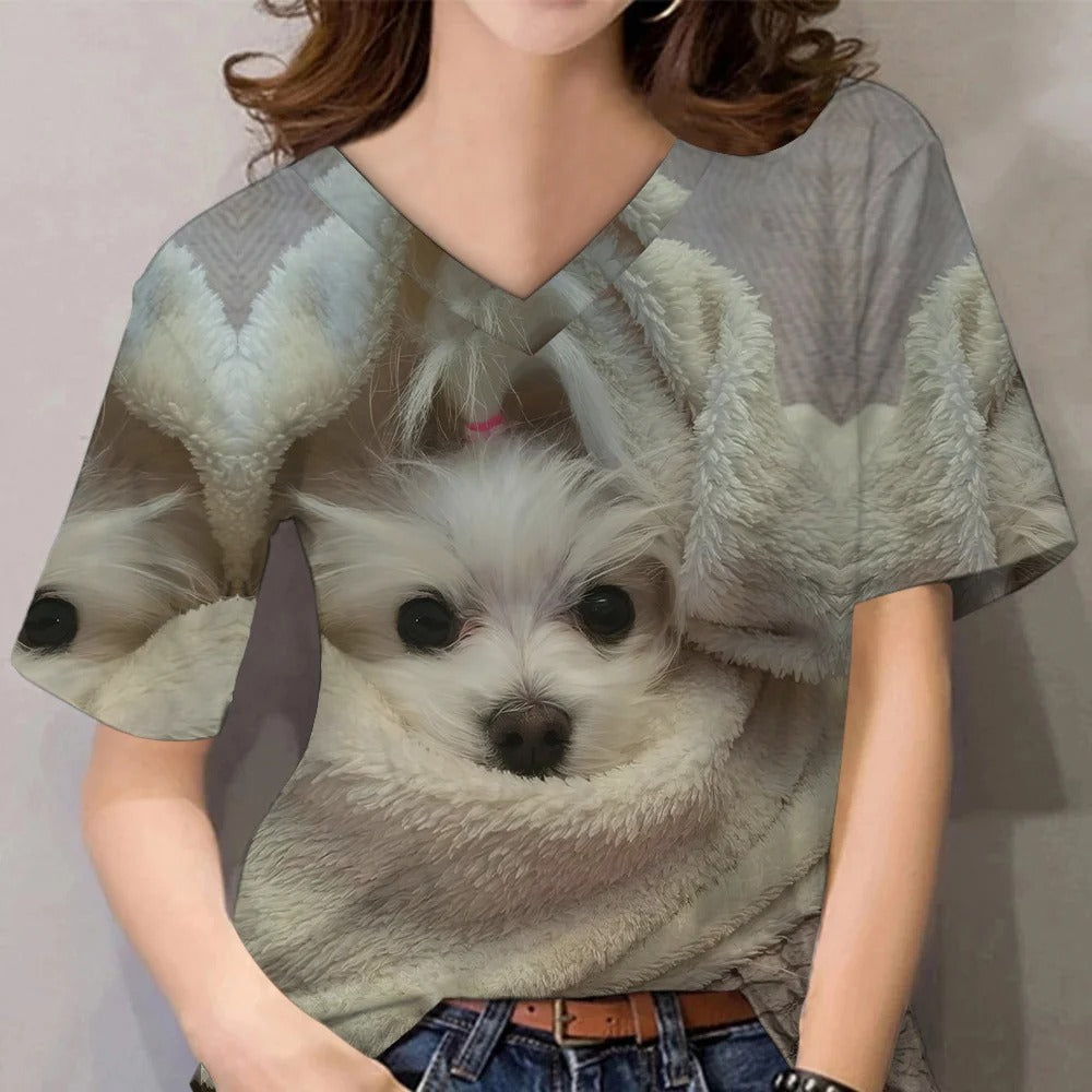 CAMISETA CON ESTAMPADO 3D