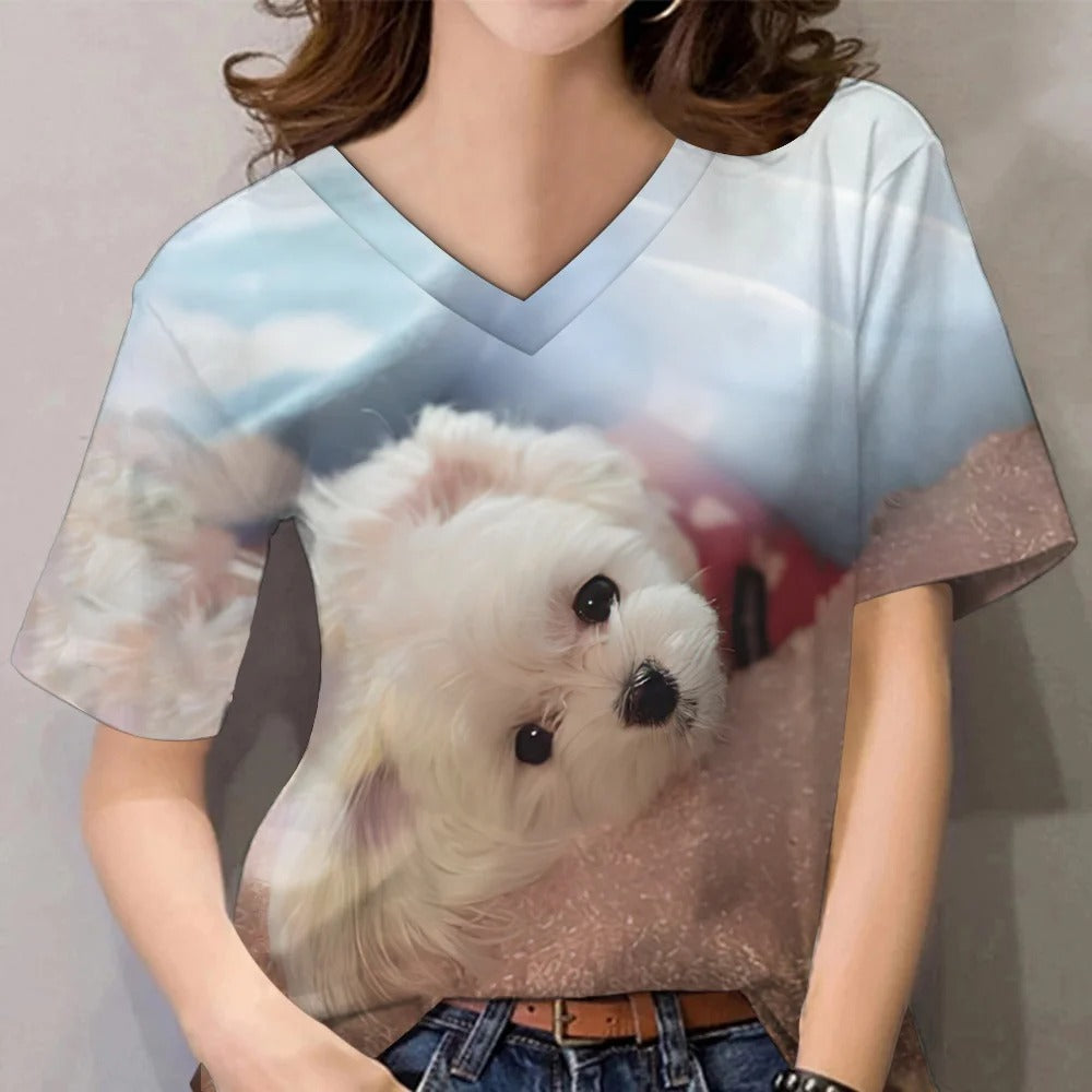 CAMISETA CON ESTAMPADO 3D