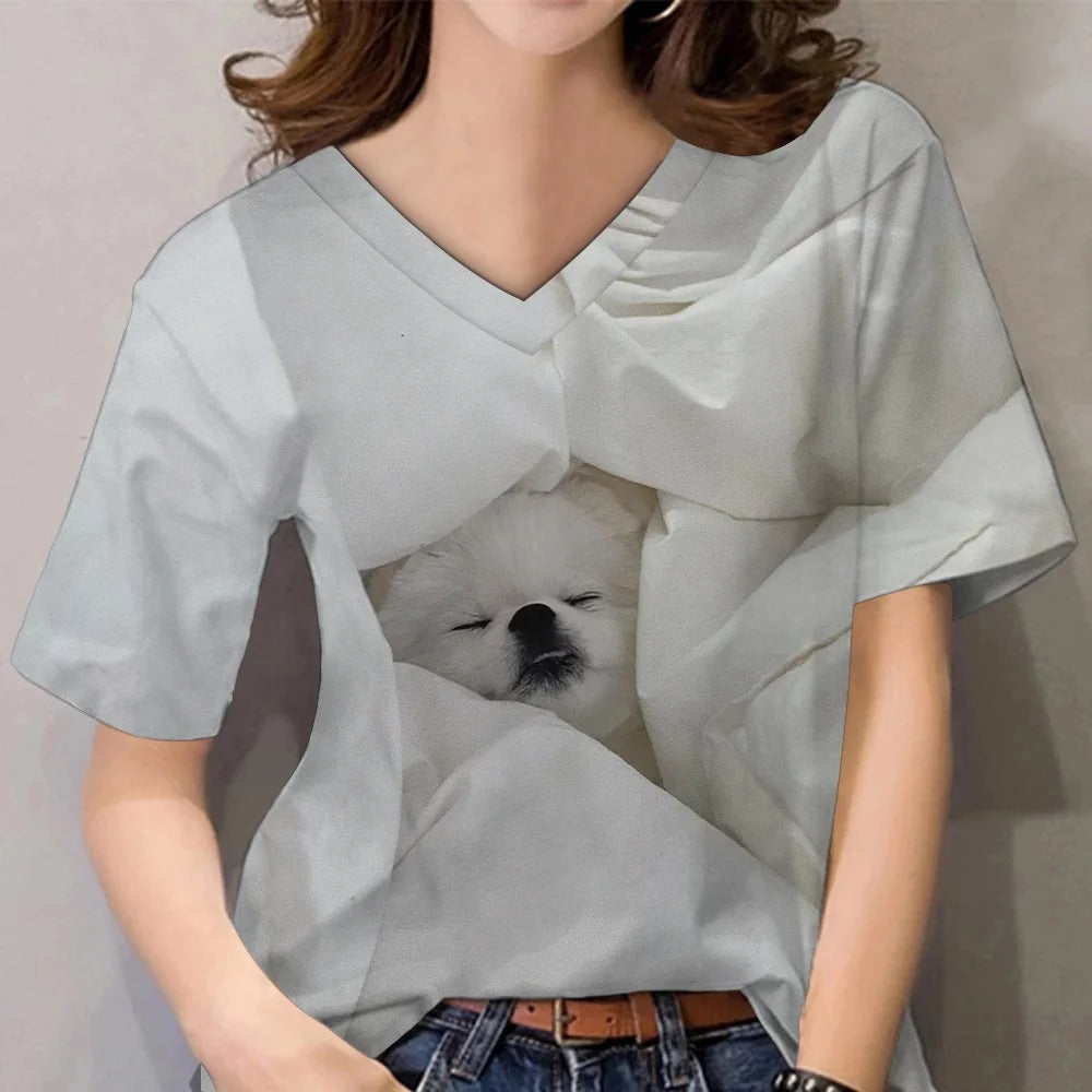 CAMISETA CON ESTAMPADO 3D