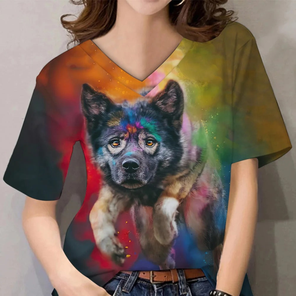 CAMISETA CON ESTAMPADO 3D