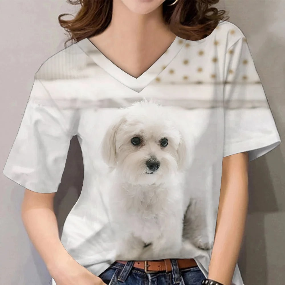 CAMISETA CON ESTAMPADO 3D