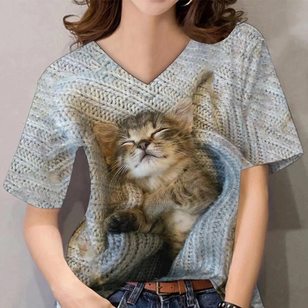 CAMISETA CON ESTAMPADO 3D