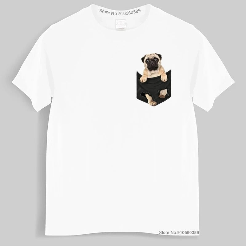 CAMISETA CON ESTAMPADO DE PERRO