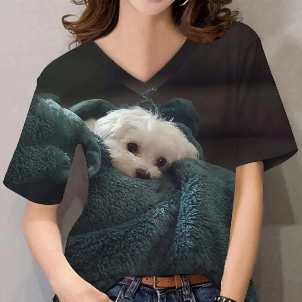 CAMISETA CON ESTAMPADO 3D