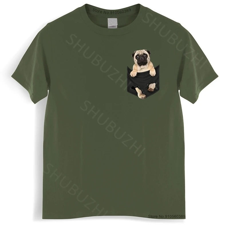 CAMISETA CON ESTAMPADO DE PERRO