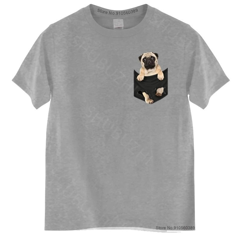 CAMISETA CON ESTAMPADO DE PERRO